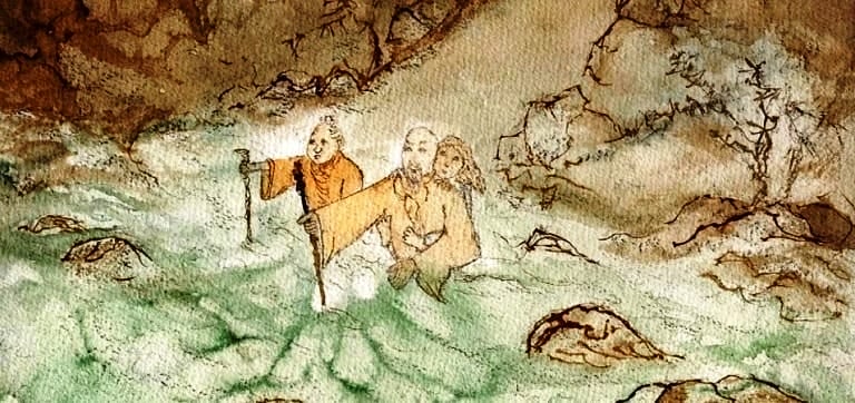 The Story of the Two Monks and a Woman The Story of the Two Monks and a Woman